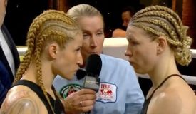 Майнке осталась с титулом, на разогреве было много хэвивейта: видео