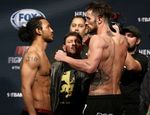 Видео взвешивания UFC Fight Night в Брумфилде: Бен Хендерсон – Брэндон Тэтч