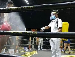 фото - Боксёров обработали антисептиком, Емельяненко убежал за гречкой, а Арум растит бороду — соцсети 