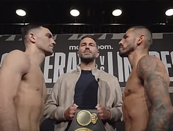 фото - Хорхе Линарес и Джек Кэттеролл прошли взвешивание перед боем: результаты, видео