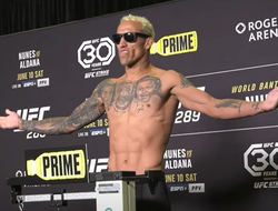 фото - Взвешивание UFC 289: Нуньес, Алдана, Оливейра, Дариуш. Результаты, видео