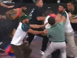 фото - Он точно вменяемый? Царукян набросился на оппонента после борцовской схватки: видео