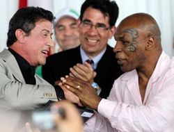 фото - Майк Тайсон и Сильвестр Сталлоне – в Зале славы бокса!