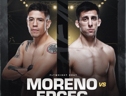 фото - Полный кард UFC on ESPN 64: Морено – Эрцег. Все бои шоу 29 марта