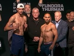 фото - Фундора перевесил Турмана: результаты и видео взвешивания