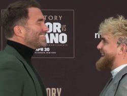 фото - Эдди Хирн vs Джейк Пол: битва взглядов — видео