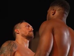 фото - Усик и Джошуа снова вышли в ринг. Пока понарошку — видео