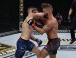 UFC 249. Келвин Каттар снёс Джереми Стивенса с локтя — видео кульминации