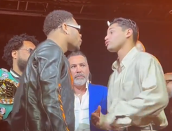 фото - Да ты бухой! Да ты алкаш! Хэйни и Гарсия устроили горячую битву взглядов: видео