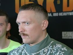 фото - «У Фьюри перд*ж мозга». Усик ответил на вопросы СМИ 