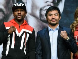 фото - Видео: Мэйуэзер и Пакьяо лицом к лицу на пресс-конференции