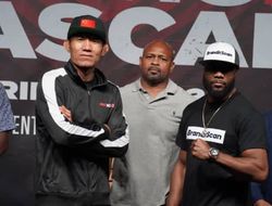 фото - Жан Паскаль и Фаньлун Мэн прошли взвешивание перед боем