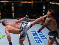 фото - Видео. Топ-нокауты и сабмишены от Физиева, дос Аньоса, Петросяна и других бойцов UFC on ESPN 39