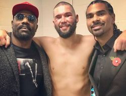 фото - Хэй согласен с вердиктом судей: На момент остановки боя Беллью опережал Усика