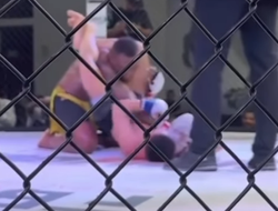 фото - Топовый тяжеловес UFC Алмейда «проиграл» парню с синдромом Дауна: трогательное видео