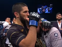 фото - Ислам Махачев – Чарльз Оливейра: слова после боя