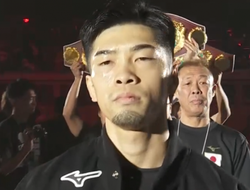 фото - Танака побил оппонента, взял пояс и вошёл в историю: видео