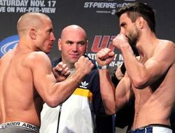 фото - (ММА + Видео) UFC 154: взвешивание Сент-Пьера и Кондита