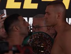 фото - Кабайел и Кныба прошли взвешивание перед боем: видео