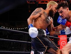 фото - Обновлено: «Пантера» Нери уступил нокаутом «Сердцееду» Фигероа в объединительном бою: видео