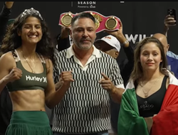 фото - Гвоздик, Фундора и Бадильо прошли взвешивание: цифры и видео