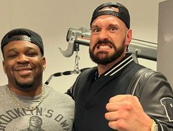 фото - Кадр дня. Фьюри взял на спарринги опозорившегося супертяжа из США