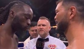 Жанибек уже с оппонентом: Бентли и Сааведра разыграли полутитул — видео