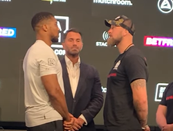 фото - Джошуа и Хелениус впервые лицом к лицу: видео