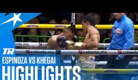 Рафаэль Эспиноса – Арнольд Хегай. Видео лучших моментов боя