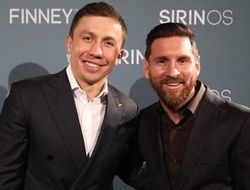 фото - Спарринг Усик-Гвоздик, Фьюри сбрил бороду, Головкин одарил Месси — соцсети