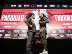 фото - О чём говорили Мэнни Пакьяо и Кит Тёрман на финальной пресс-конференции