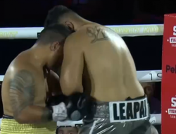 фото - Сын экс-соперника Кличко дебютировал в хэвивейте. Он мечтал не о таком дебюте