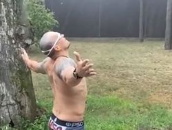 фото - В Киеве сегодня случился грозовой армагеддон. Усик пошёл искупаться — видео