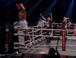 фото - Супертяжёлый слагфест из Германии: Кабайел падал, но победил — видео