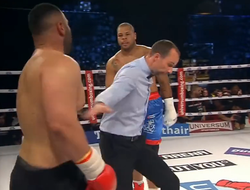 фото - Досрочные победы супертяжей Ваха и Лардуэта: видео 