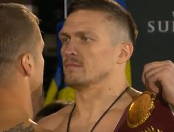 фото - Александр Усик и Майрис Бриедис прошли взвешивание: результаты и видео