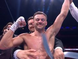 фото - Боксёр-электрик Пэдли уничтожил Бельмехди и взял евротитул: видео