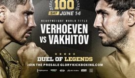 Полный кард Glory 100: Рико Верхувен – Артём Вахитов. Все бои супершоу 14 июня