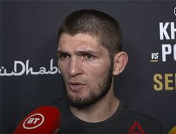 фото - Интервью Хабиба Нурмагомедова после победы над Дастином Порье