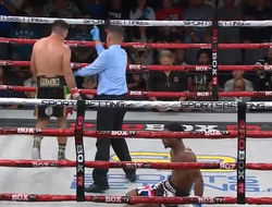 фото - Эрнандес апсетнул Гарсию, оба падали: видео