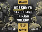 Полный кард UFC 293: состав участников главного турнира в сентябре