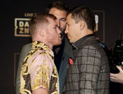 фото - Канело и Головкин в Нью-Йорке: новая дуэль, питчер-челлендж — фото и видео