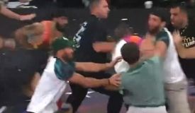 Он точно вменяемый? Царукян набросился на оппонента после борцовской схватки: видео