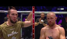 Нурмагомедов-Дэвис, Курамагомедов-Мусаев. Видео лучших моментов PFL Champions Series в Дубае