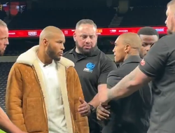 фото - Юбэнка проверили на яйца, а Бенн шуганул его промоутера: видео с пресс-конференции в Лондоне