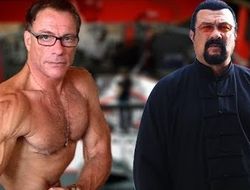 фото - Жан-Клод Ван Дамм против Стивена Сигала в UFC? Сен-Пьер только «за» 