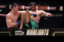 Нурмагомедов-Хьюз 2, Андерсон-Ягшимурадов. Видео лучших моментов PFL Champions Series в Дубае