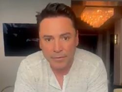 фото - Де Ла Хойя в пледике: «Привет! Ковид мне сильно врезал» — видео