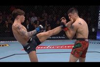 Кавана апсетнул Морено, Грин забил Сельюбера. Видео лучших моментов UFC Мехико