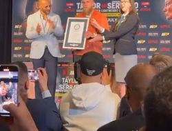 фото - Промоутер Джейк Пол и супершоу Тейлор vs Серрано 3 внесены в Книгу рекордов Гиннеса